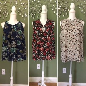 Loft Sleeveless Blouse Bundle